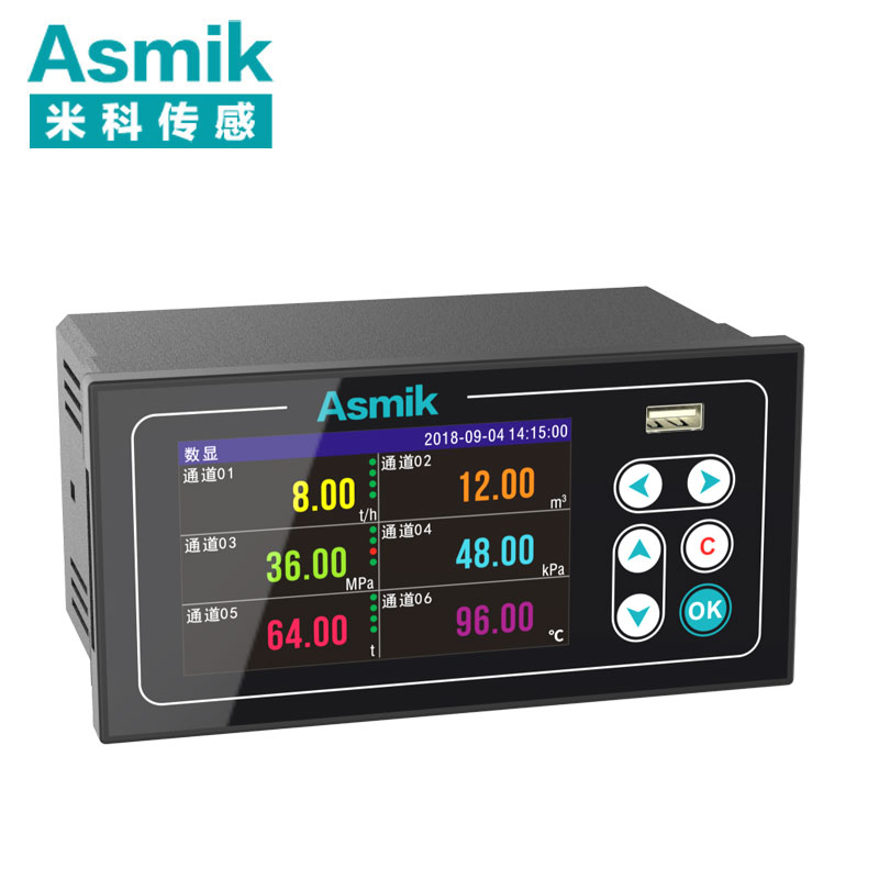 米科MIK-R200T新款無紙記錄儀1~6通道數據記錄儀